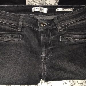 Black/grey guess jeans